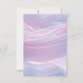 シルクウィスパーズ：夢のパステルウェーブピンクブルー サンキューカード (裏面)