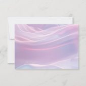 シルクウィスパーズ：夢のパステルウェーブピンクブルー サンキューカード (裏面)