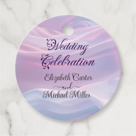 シルクウィスパーズ：夢のパステルウェーブピンクブルー フェイバータグ