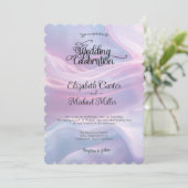 シルクウィスパーズ:夢のパステルウェーブピンクブルー 招待状 (スタンド正面)