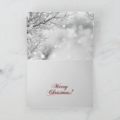 シルクウィンハウンドクリスマスカード サンキューカード (内部)