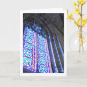 シルクエクスチェンジのガラス窓, バレンシア, スペイン カード (黄色い花)