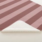 シルクエレガントバラとシャイピンクストライプの柄 シェルパブランケット (3/4)