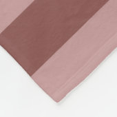 シルクエレガントバラとシャイピンクストライプの柄 フリースブランケット (角)