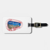 シルクオブザタワーズカラビナー登山 ラゲッジタグ (正面横)