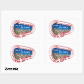 シルクオブザタワーズカラビナー登山 長方形シール (シート)