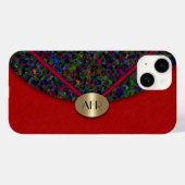 シルククラッチバッグiPhone 14ケース Case-Mate iPhoneケース (裏面 (横))