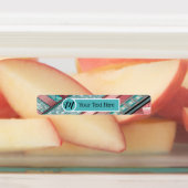 シルクストライプスのジオメトリック – カスタムスキニー長方形 ラベル (貼付)