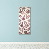 シルクダマスク用デザイン1752(鉛筆とw/cオン) キャンバスプリント (インサイチュ (ウッドフロア))