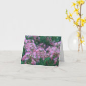 シルクツリーフラワーズバイシャロン カード (黄色い花)