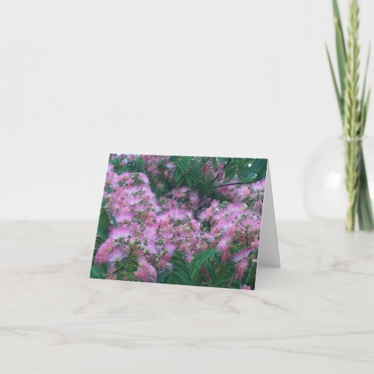 シルクツリーフラワーズバイシャロン カード (正面)