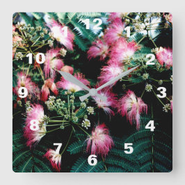 シルクツリー スクエア壁時計