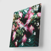 シルクツリー スクエア壁時計 (傾斜)