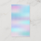 シルクドレープスタイルリストキット |ホログラフィック勾配 名刺 (裏面)