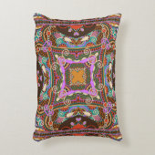 シルクネックスカーフまたはカーチ形の角型デザイン  アクセントクッション (正面(垂直))