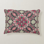 シルクネックスカーフまたはカーチ形の角型デザイン  アクセントクッション (裏面)