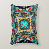 シルクネックスカーフまたはカーチ形の角型デザイン  アクセントクッション (正面(垂直))