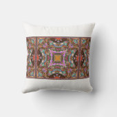 シルクネックスカーフまたはカーチ形の角型デザイン  クッション (裏面)