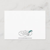 シルクハットおよびちょうネクタイの陽気な結婚式の挿入物 エンクロージャーカード (裏面)