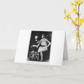 シルクハットおよび入れ墨 カード (黄色い花)