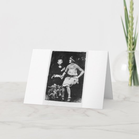 シルクハットおよび入れ墨 カード (正面)