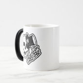 シルクハットが付いているスカル モーフィングマグカップ (正面左)