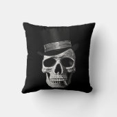 シルクハットのスカル クッション (裏面)