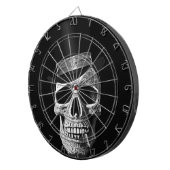 シルクハットのスカル ダーツボード (正面右)