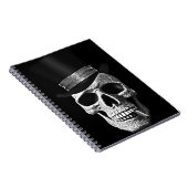 シルクハットのスカル ノートブック (右側)