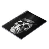 シルクハットのスカル ノートブック (左側)