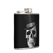 シルクハットのスカル フラスク (右)