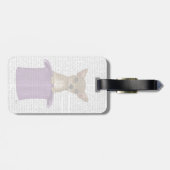 シルクハットのチワワ ラゲッジタグ (裏面横)