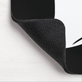 シルクハットのピクトグラムのマウスパッド マウスパッド (コーナー)