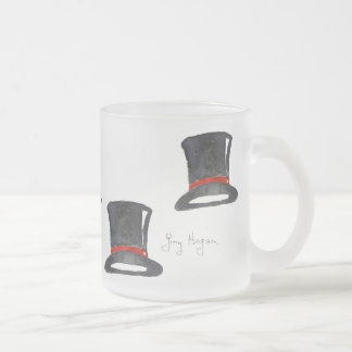 シルクハットのマグ及び飲み物用品 フロストグラスマグカップ