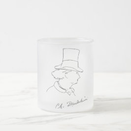シルクハットのBaudelaire フロストグラスマグカップ