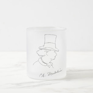 シルクハットのBaudelaire フロストグラスマグカップ