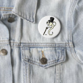 シルクハットボタンの精液 缶バッジ (インサイチュ)