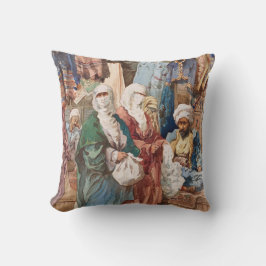 シルクバザールのアート装飾用クッション クッション