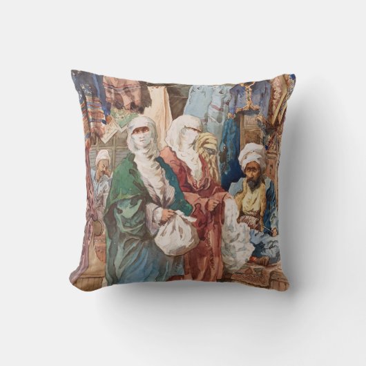 シルクバザールのアート装飾用クッション クッション (正面)