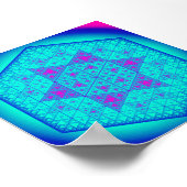 シルクバーク三角星 ポスター (角)
