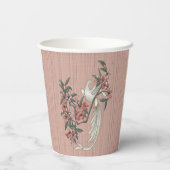 シルクピーチのロマンス 紙コップ (裏面)