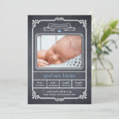 シルクフレーム誕生のお知らせ – 青 案内状 (スタンド正面)