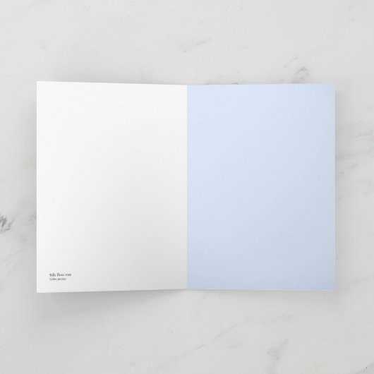 シルクフロスツリー カード (内部)