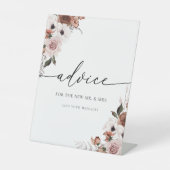 シルクフローラアドバイス標識 台座サイン (正面)