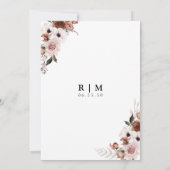 シルクフローラザナイトウィーク招待状 招待状 (裏面)