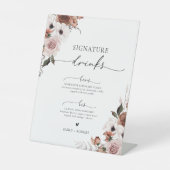 シルクフローラシグネチャードリンクサイン 台座サイン (正面)