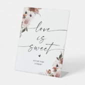 シルクフローラブライダルシャワーラブズスイートサイン 台座サイン (正面)