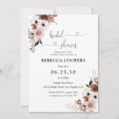 シルクフローラブライダルシャワー招待 招待状 (正面)