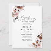 シルクフローラブライダルシャワー招待 招待状 (正面)