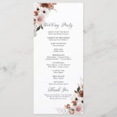 シルクフローラ結婚式 プログラム (裏面)